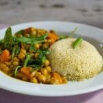 Budget lentil vegetable curry