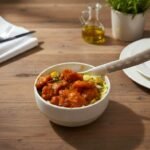 Spicy Indian-style fried chicken pieces