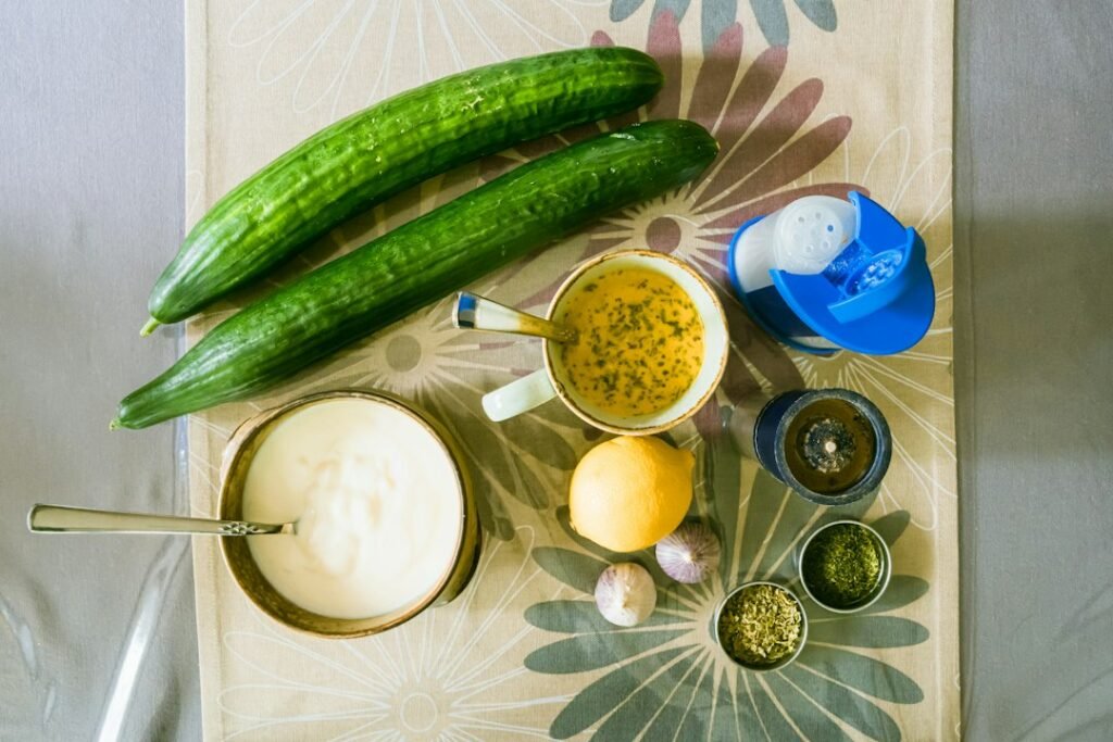 Easy Cucumber Raita Recipe (Cooling Indian Yogurt Side)
