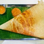 South Indian breakfast served with chutney